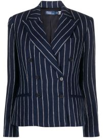 Polo Ralph Lauren Striped Linen Blazer - Farfetch at Farfetch